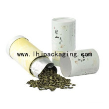 High Quality Round Red Tea Paper Box with Neck